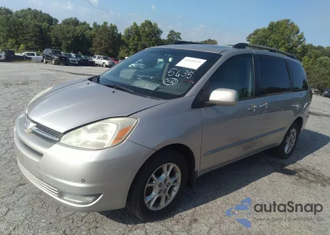 2004 Toyota Sienna Xle Limited из США, поврежденный, VIN 5TDBA22C24S012372